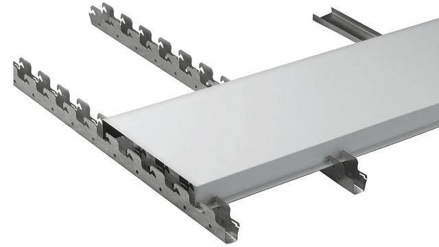 suspended kitchen aluminium strip metal ceiling concealed grid ceiling