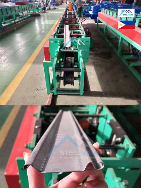Philippines roller shutter slat roll forming machine