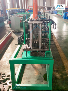 Roller shutter slienced guide channel roll forming machine