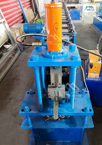 door guide rail rolling form machine for producing Guide Rails.