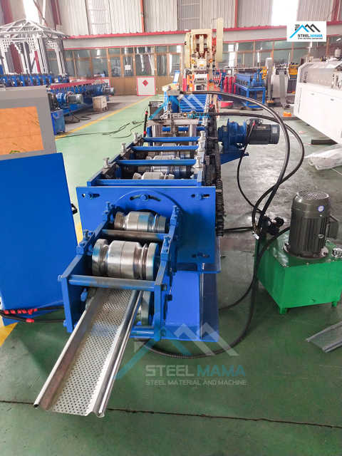 Perforated Single Skinned roller shutter roll forming machine