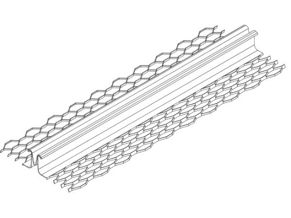 Angle-bead-double-j-control-joint