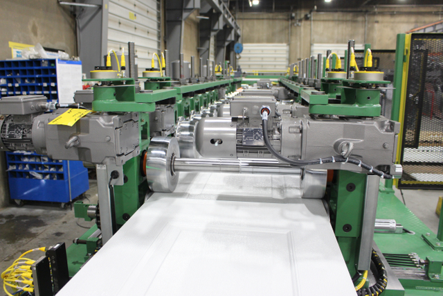 Fully Automatic Steel Garage Door Panel Roll Forming Machine