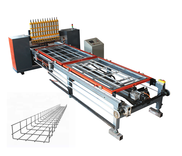 wire mesh cable tray basket machine