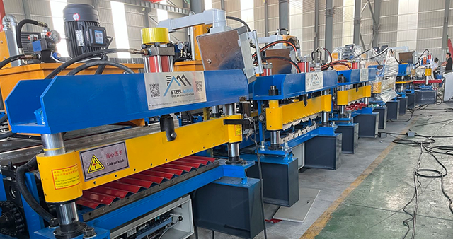 sheet roll forming machine