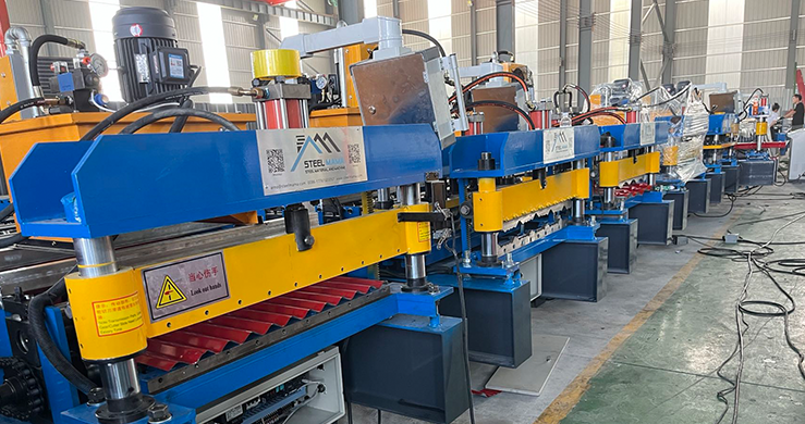 sheet roll forming machine